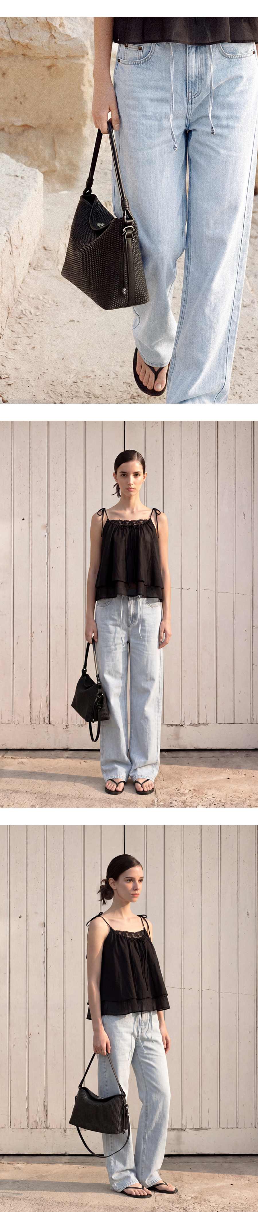 DUA FLAP BAG BLACK - LAPIA - FOLNUA