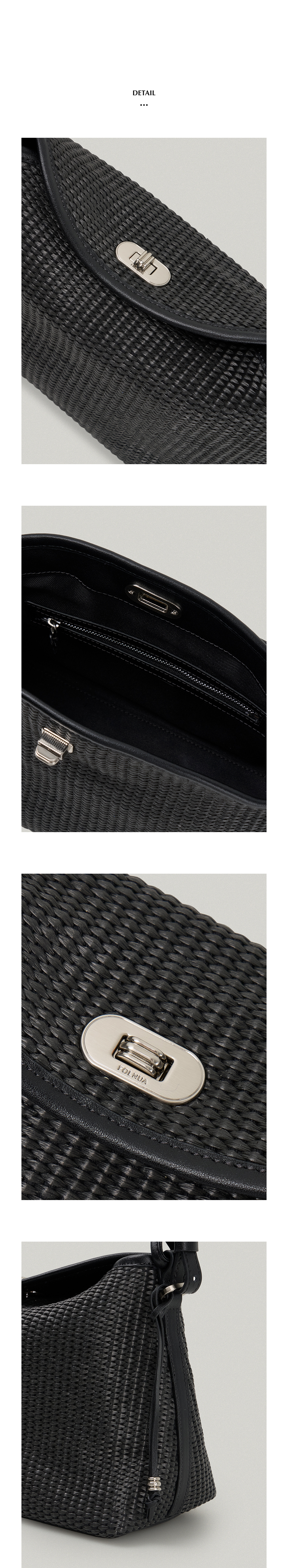 DUA FLAP BAG BLACK - LAPIA - FOLNUA