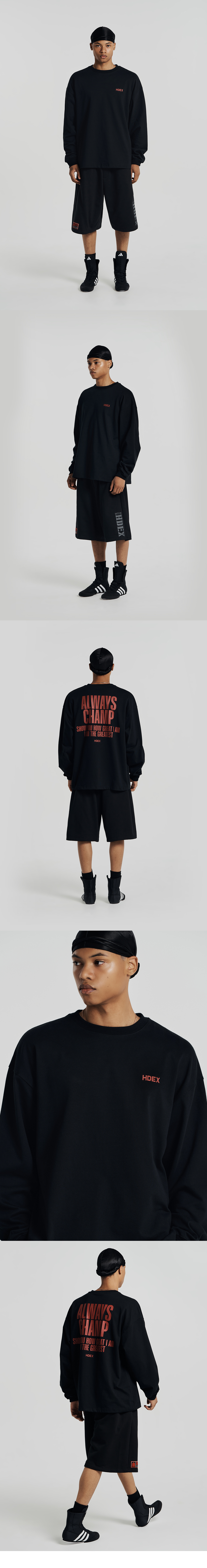 【HDEX】 CHAMP ALWAYS LONG SLEEVES MUSINSA | HDEX Champ Always Long Sleeve (Black)