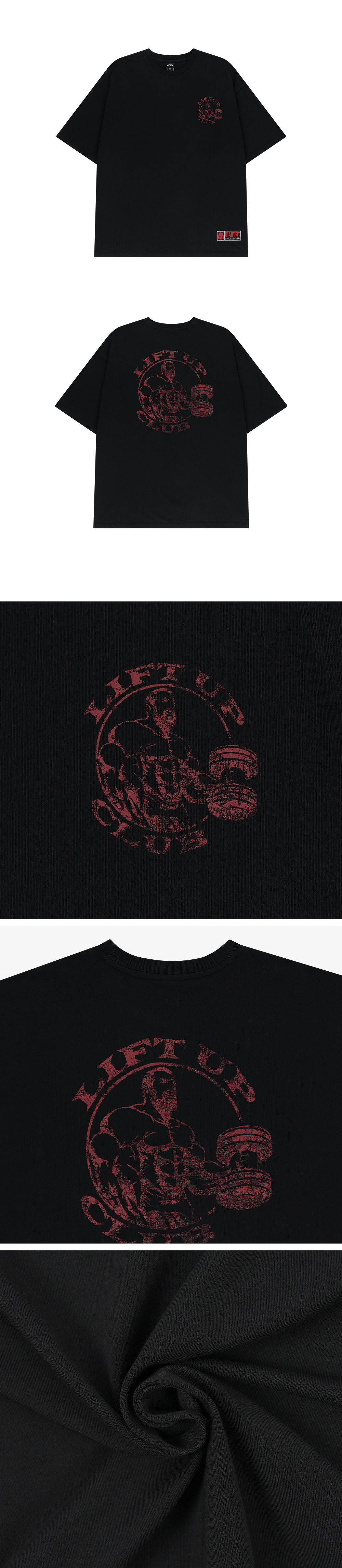 【HDEX】 Giant Fit Lift Up Short Sleeve /追跡付 HDEX | エイチデックス