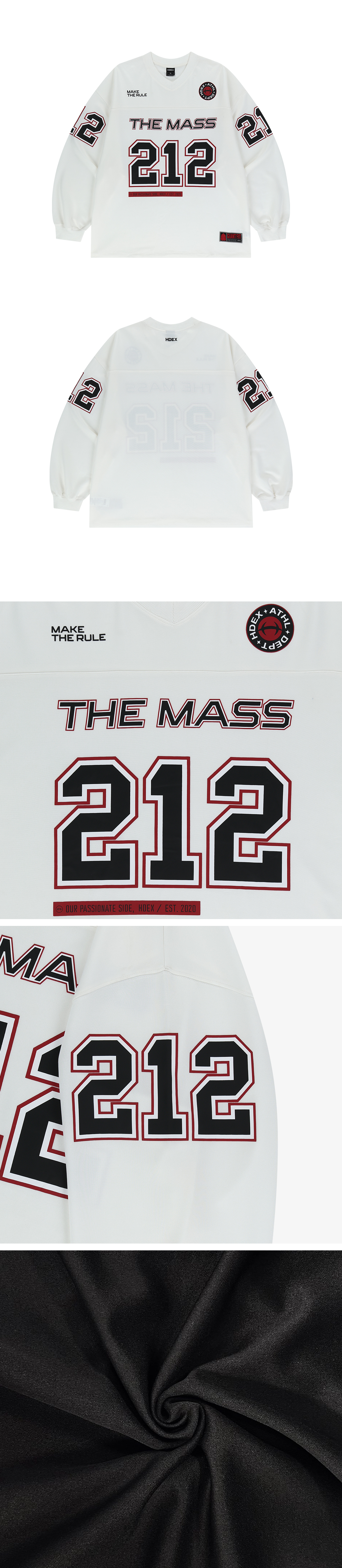 【HDEX】 The Mass 212 Giant Fit Rugby Jersey Long Sleeve HDEX The Mass 212 Giant Fit Rugby Jersey Long Sleeve -