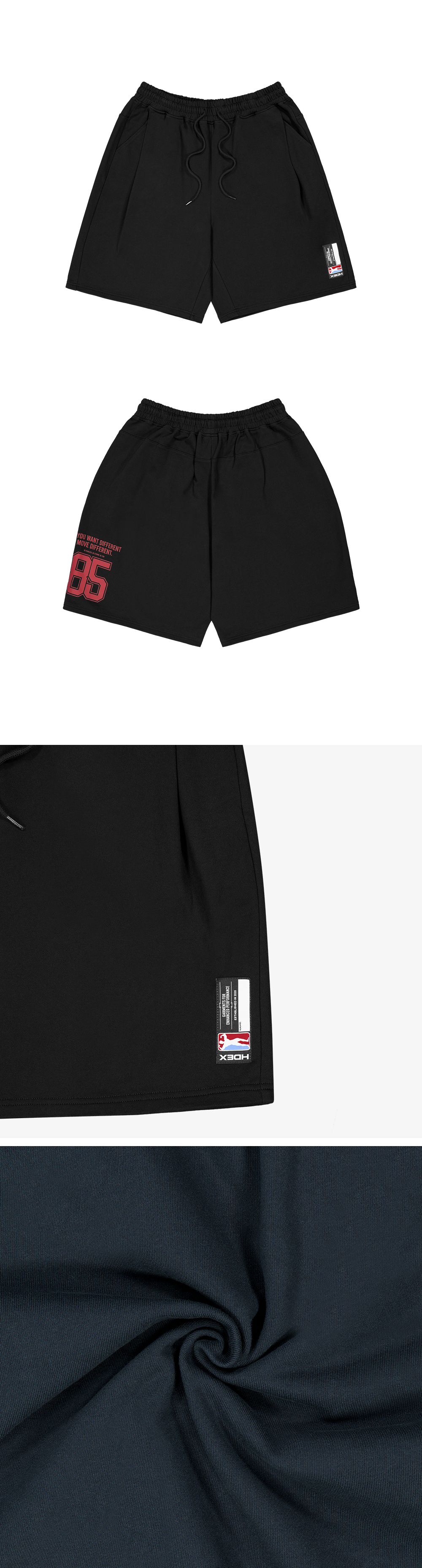 Named Comfortable Shorts (Black) - HDEX Named Comfortable Shorts (Black) - HDEX