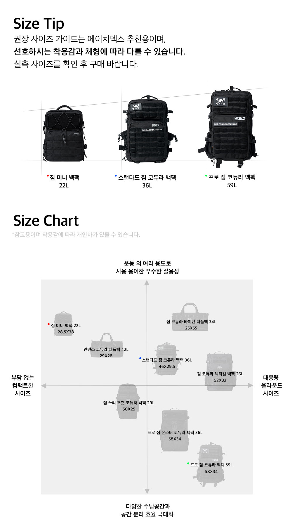 Gym Mini Backpack (Black) | HDEX エイチデックス