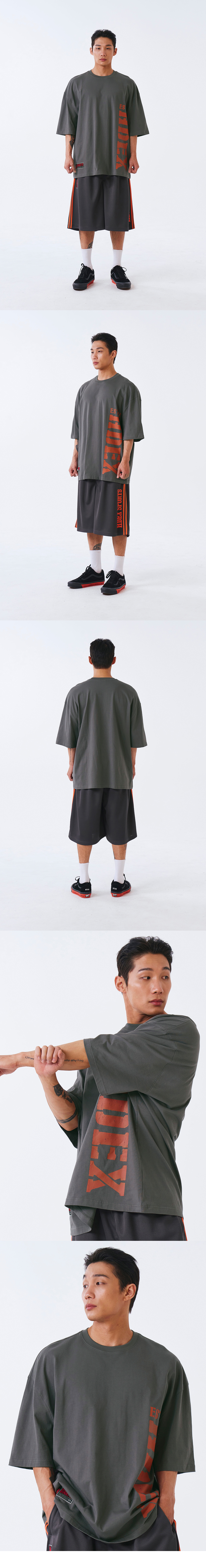 【HDEX】 CORE SMALL LOGO GIANT FIT SHORT SLEEVE /追跡付 HDEX | エイチデックス