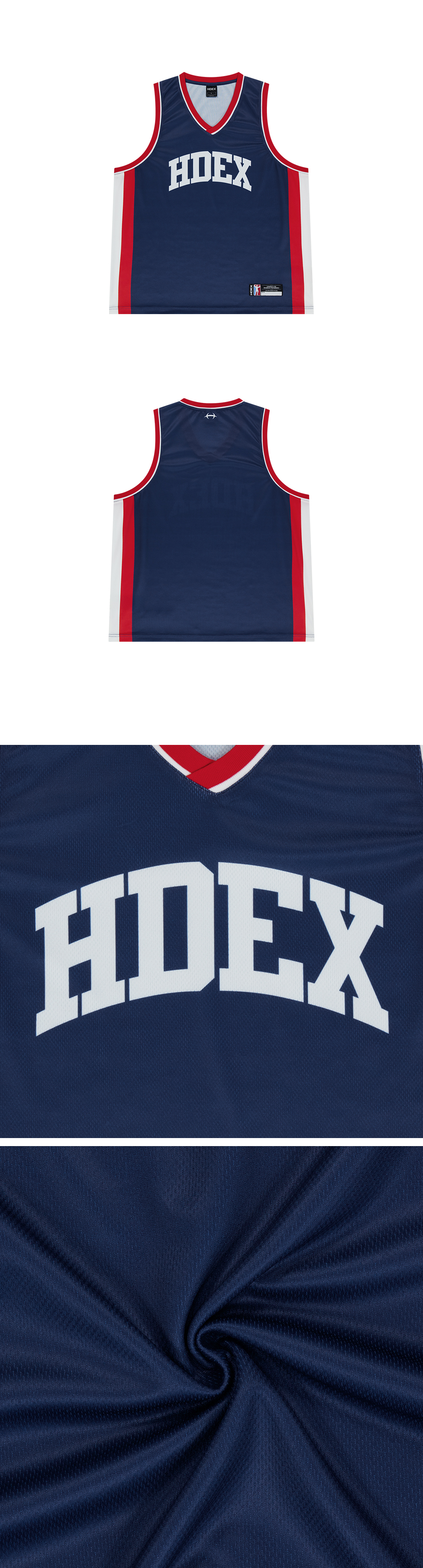 【HDEX】 Basketball Mesh Jersey Sleeveless / 追跡付 HDEX】 Basketball Mesh Jersey Sleeveless / 追跡付 (Tシャツ