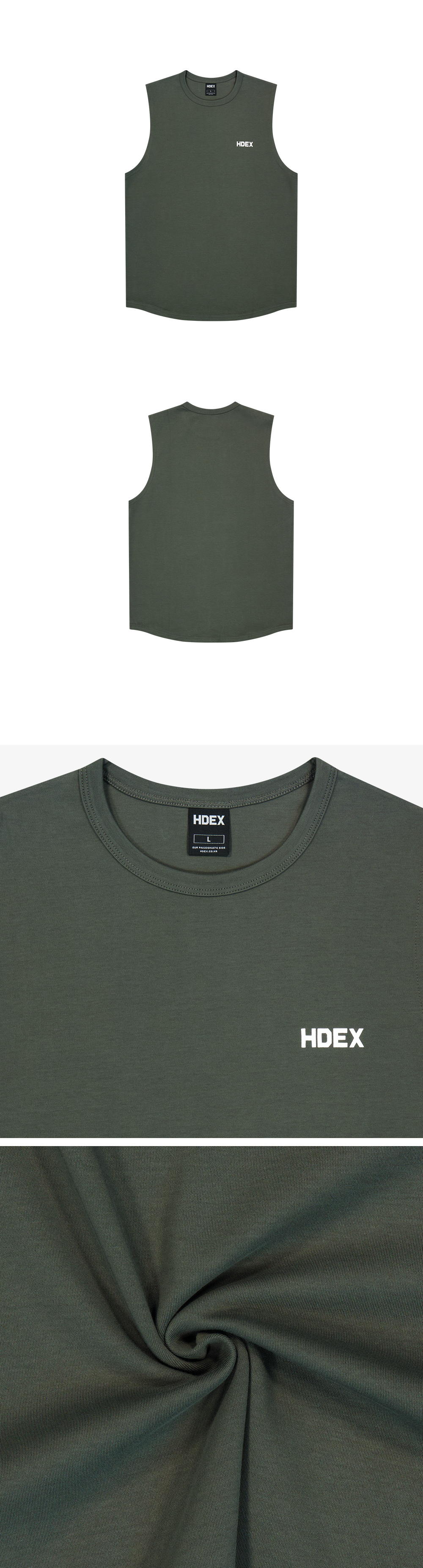 【HDEX】 Main small logo sleeveless / 追跡付 Main Small Logo Sleeveless – HDEX Hong Kong