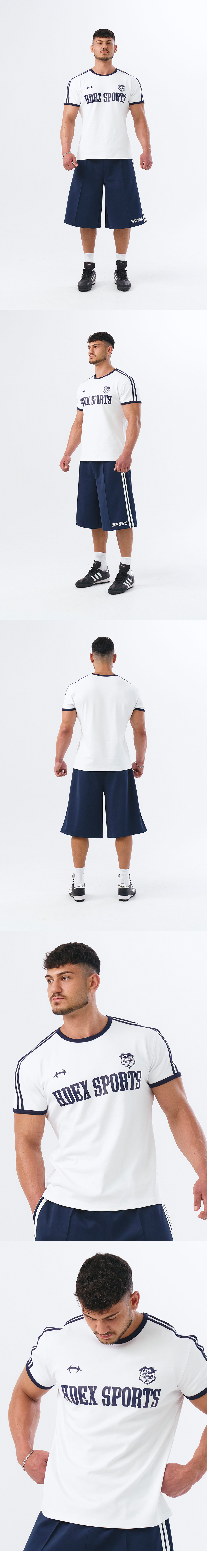 HDEX ■ Sporty Ringer Muscle Fit Short Sleeve MUSINSA | HDEX Sporty Ringer Muscle Fit Short Sleeve (Black)