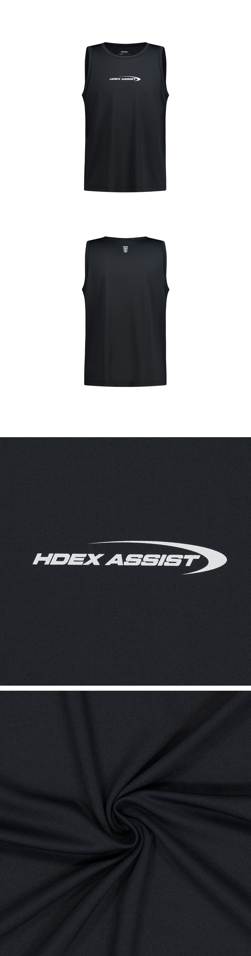 【HDEX】 Assist Core Sleeveless /追跡付 MUSINSA公式 | HDEX Assist Lining Core Sleeveless (Black)