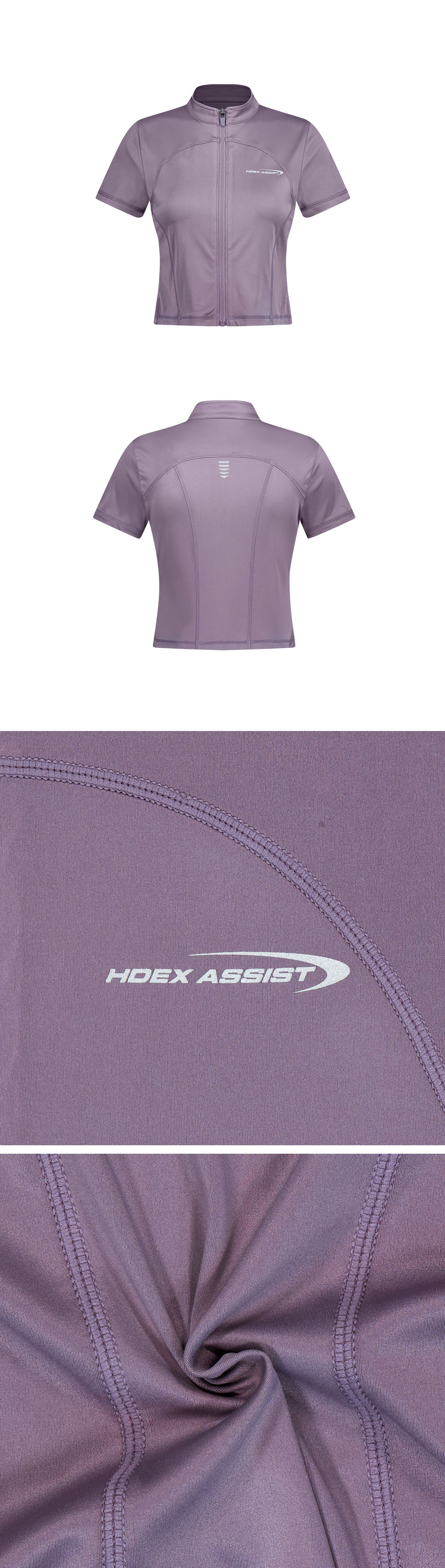 【HDEX】 Women's Assist Shirring Short Sleeve / 追跡付 HDEX | エイチデックス