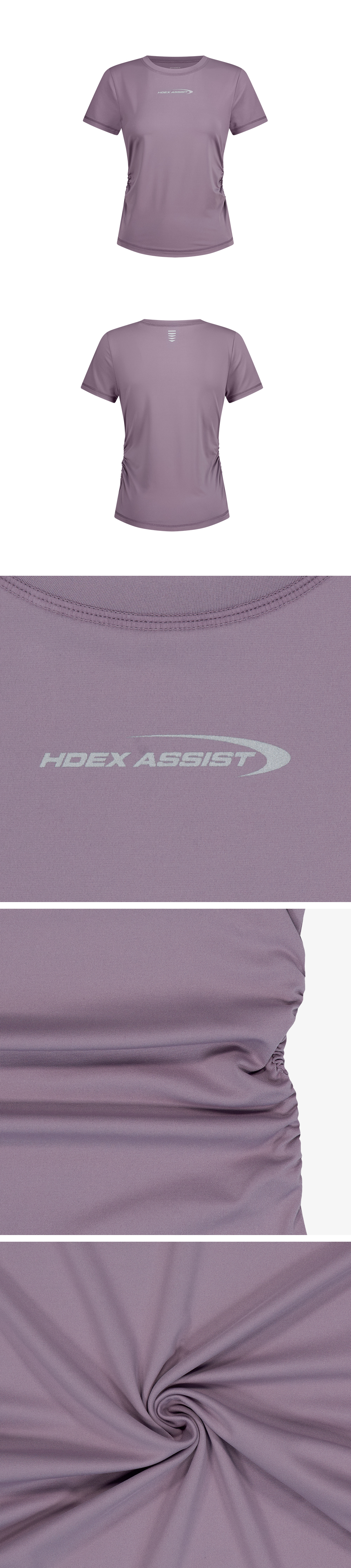 【HDEX】 Women's Assist Shirring Short Sleeve / 追跡付 Women`s Assist Shirring Short Sleeve – HDEX Hong Kong