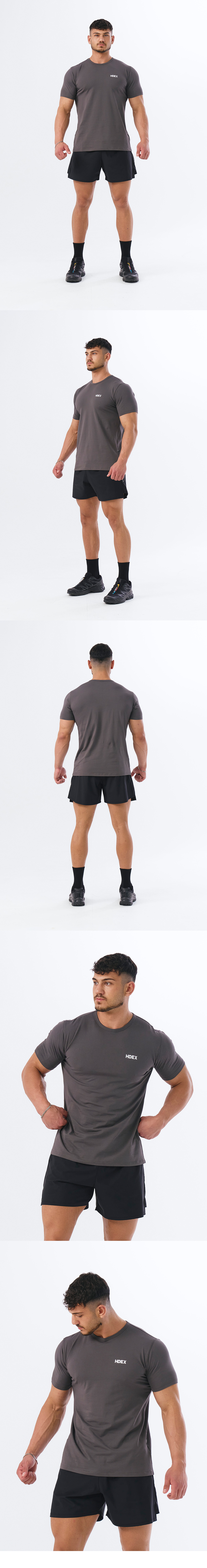 【韓国 HDEX】INTENSE AIR MUSCLE FIT SHORT SLEEVE MUSINSA | HDEX Main Small Logo Air Muscle Fit Short Sleeve