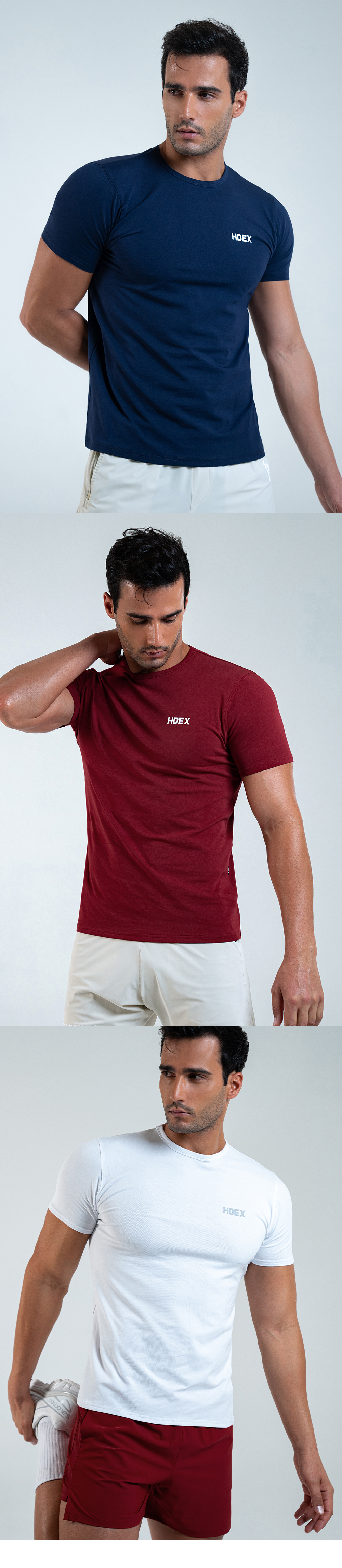【韓国 HDEX】INTENSE AIR MUSCLE FIT SHORT SLEEVE MUSINSA | HDEX Main Small Logo Air Muscle Fit Short Sleeve