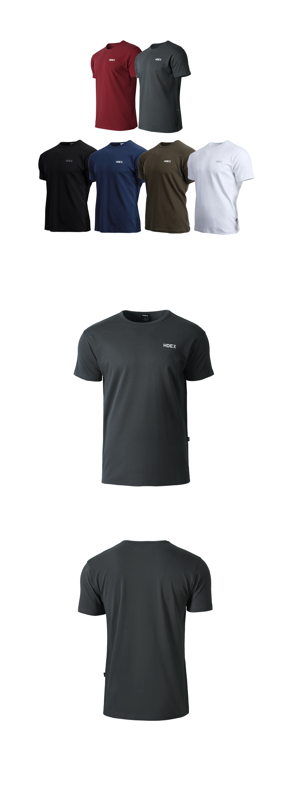 【韓国 HDEX】INTENSE AIR MUSCLE FIT SHORT SLEEVE MUSINSA | HDEX Main Small Logo Air Muscle Fit Short Sleeve